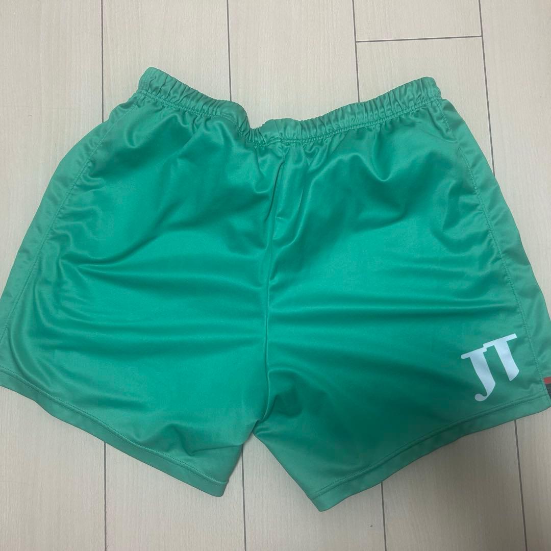 JT サンダース　パンツ　バレー　黒　緑　SVリーグ　春高　国体　全国　インカレ