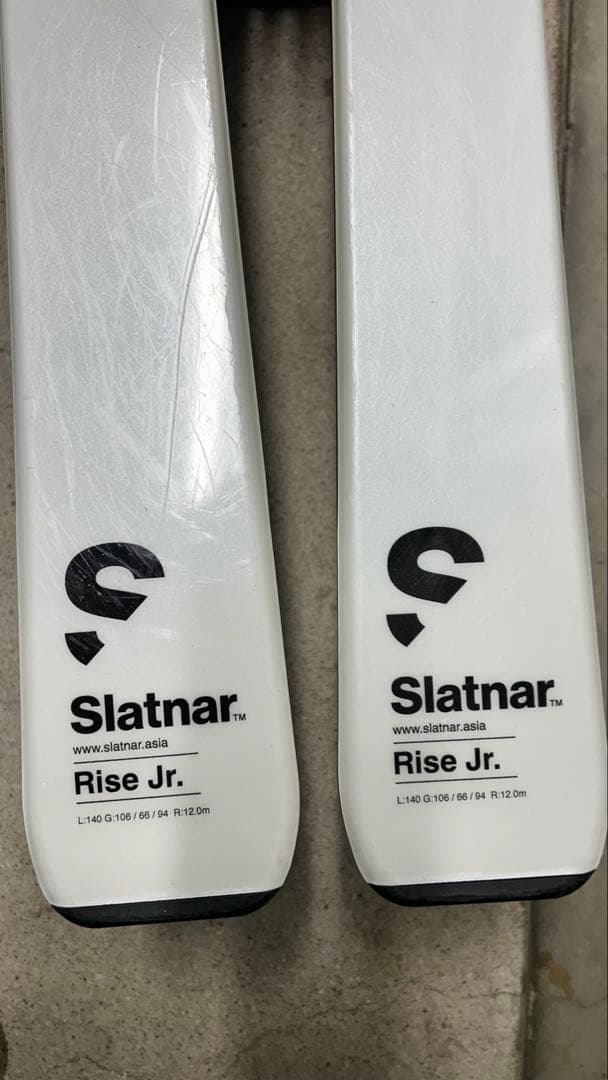 Slatnar スキー板 ビンディング付き　140 ジュニア　キッズ
