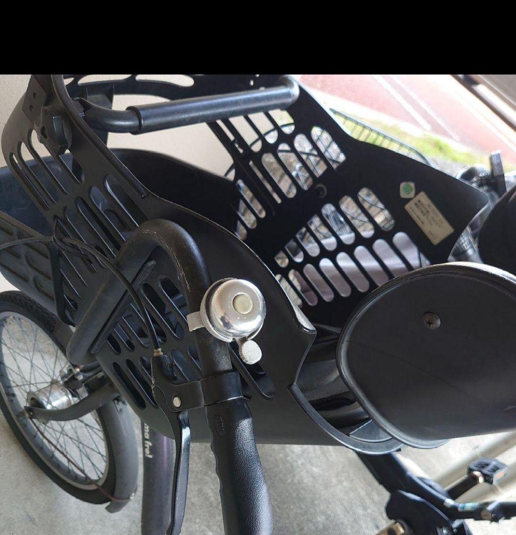 ブラック アサヒサイクルシティサイクル チャイルドシート付き