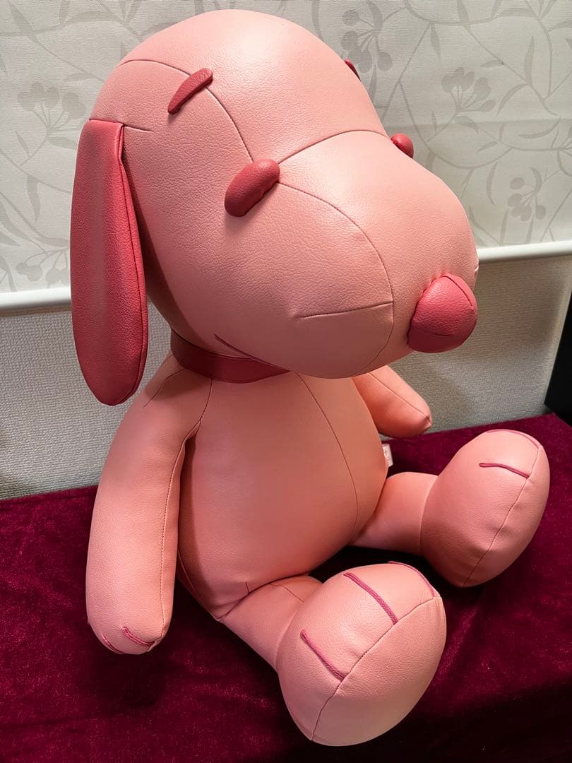新品未使用　ぬいぐるみ ピンク 大きめ　スヌーピー