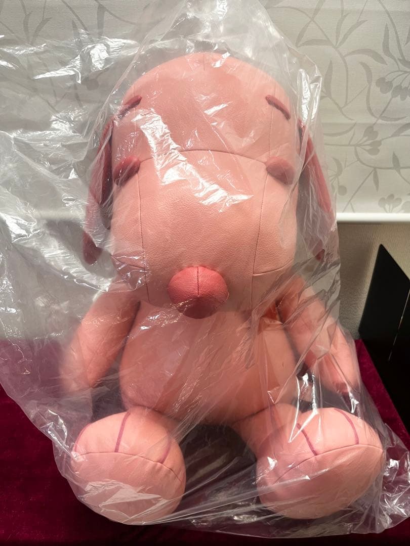 新品未使用　ぬいぐるみ ピンク 大きめ　スヌーピー