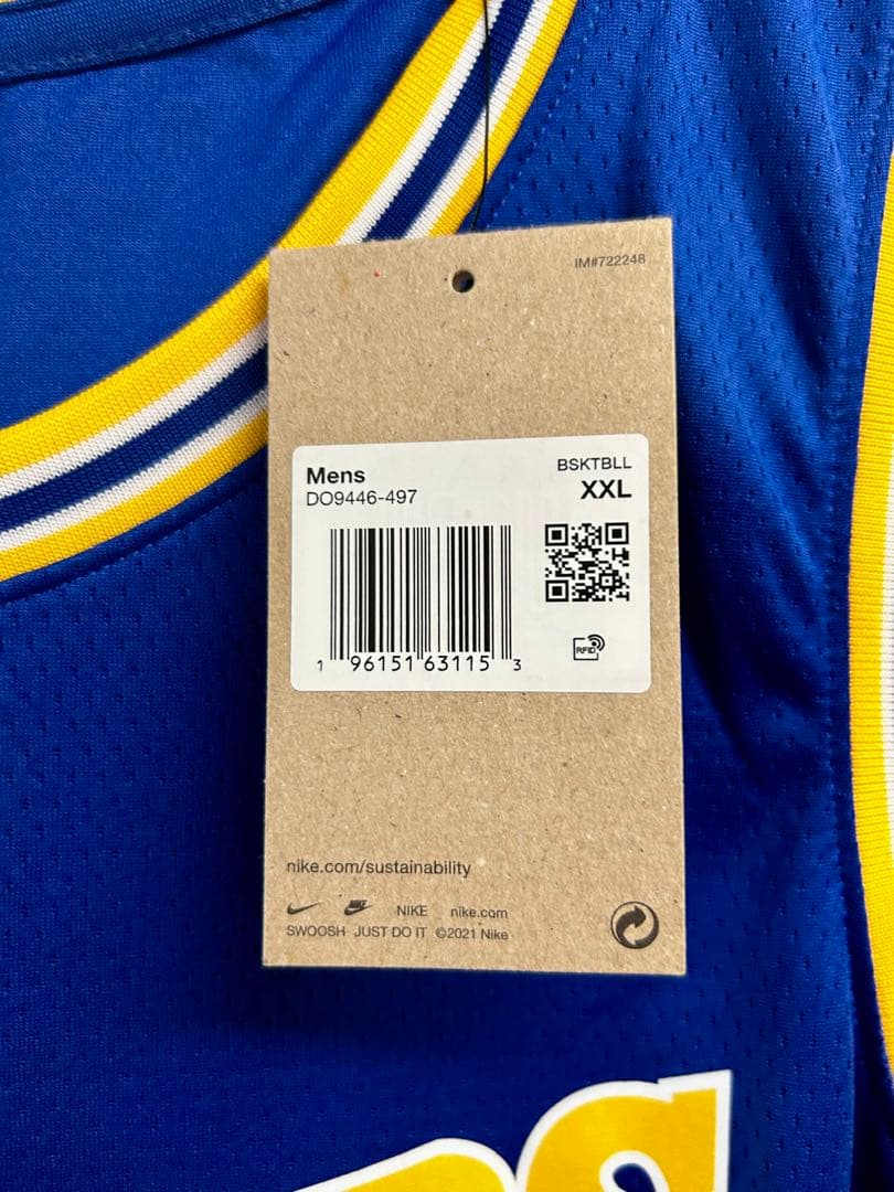 【2XL】Stephen Curry NBA ユニフォーム ウォリアーズ