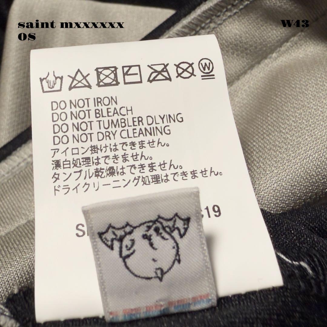 希少品！ saint mxxxxxx ゲーム シャツ OS ブラック ホワイト