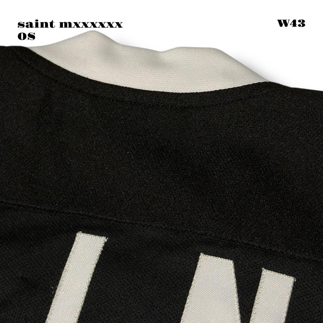希少品！ saint mxxxxxx ゲーム シャツ OS ブラック ホワイト
