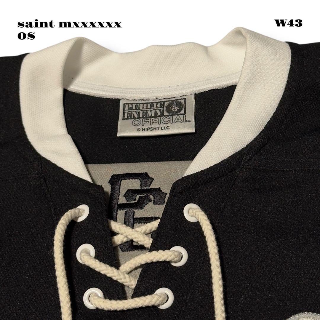 希少品！ saint mxxxxxx ゲーム シャツ OS ブラック ホワイト