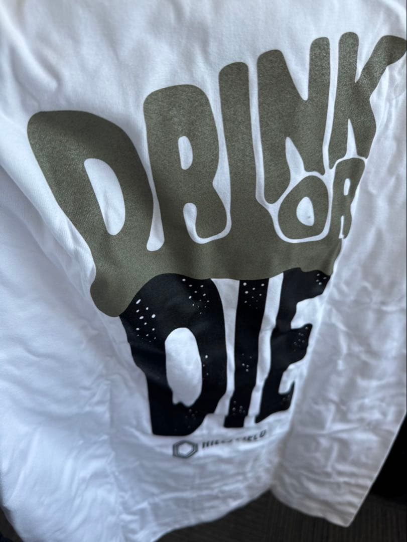 HILLSFIELD 限定 DRINK OR DIE GLASS＋TシャツL