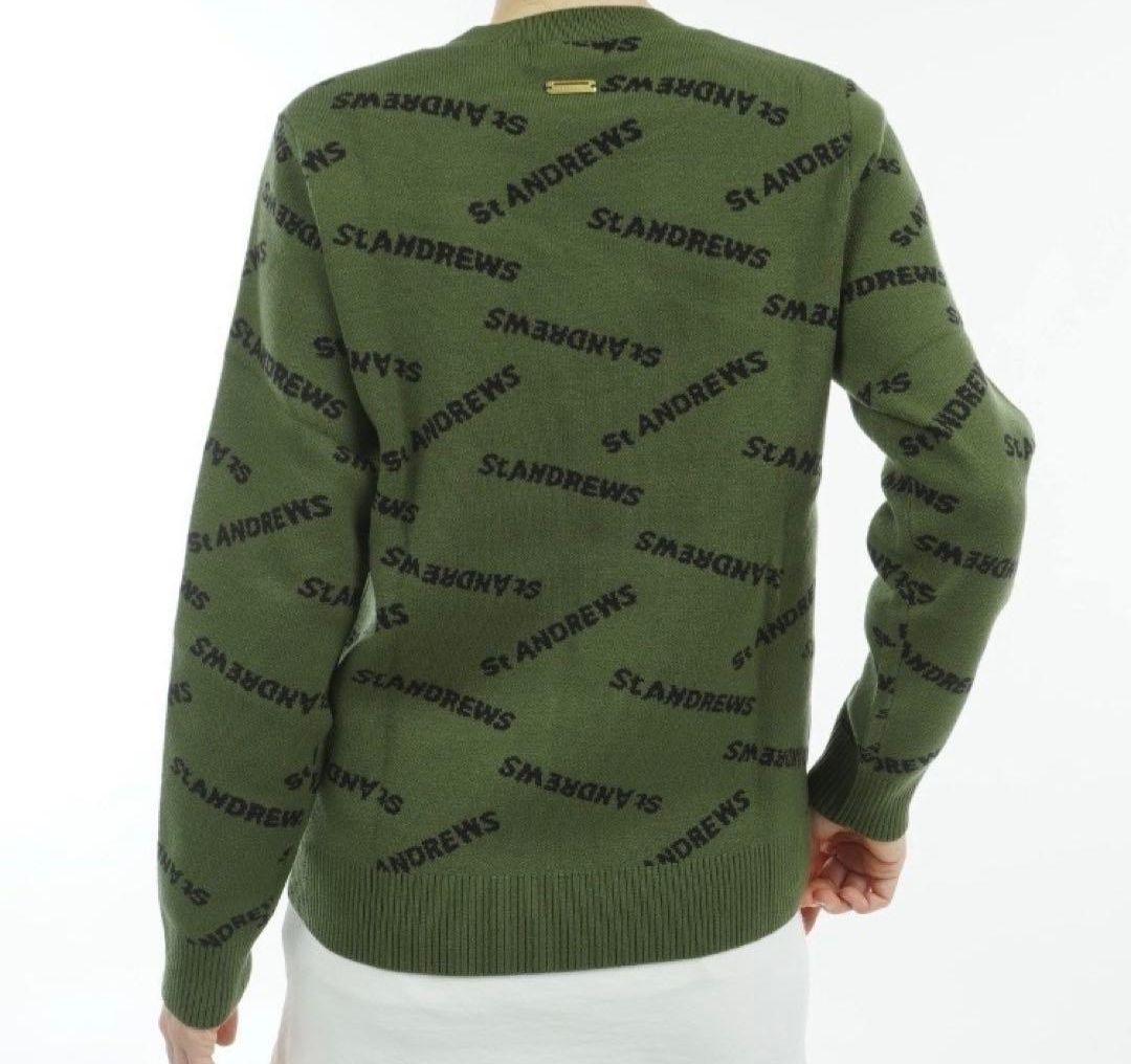St Andrews ロゴ入りニットセーター