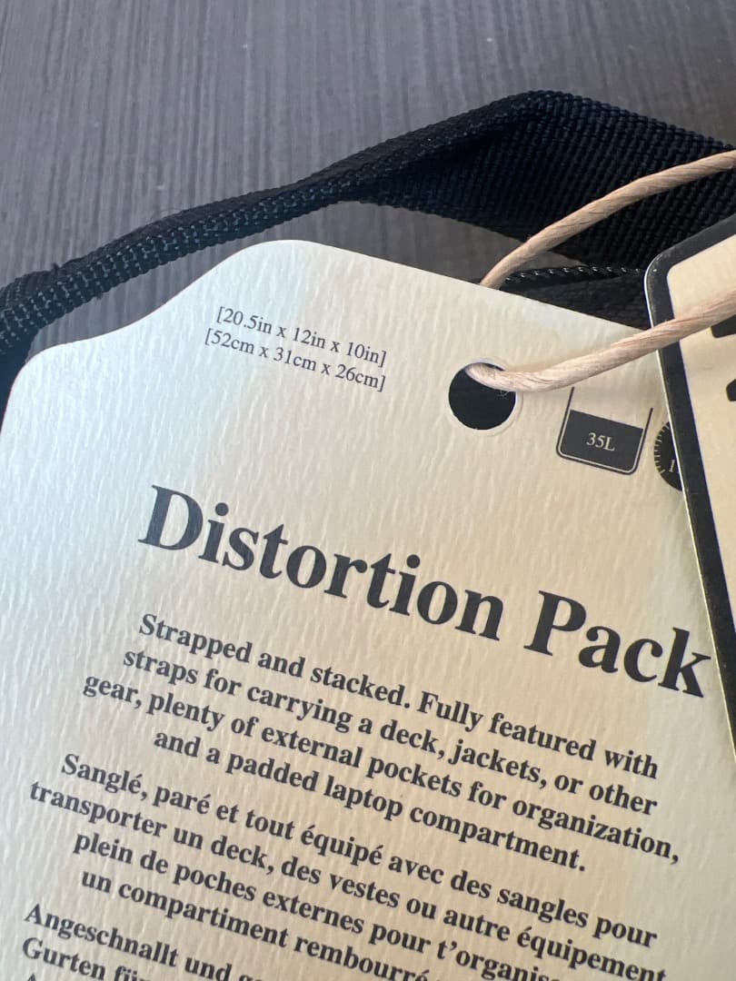 BURTON Distortion Pack ブラック バックパック