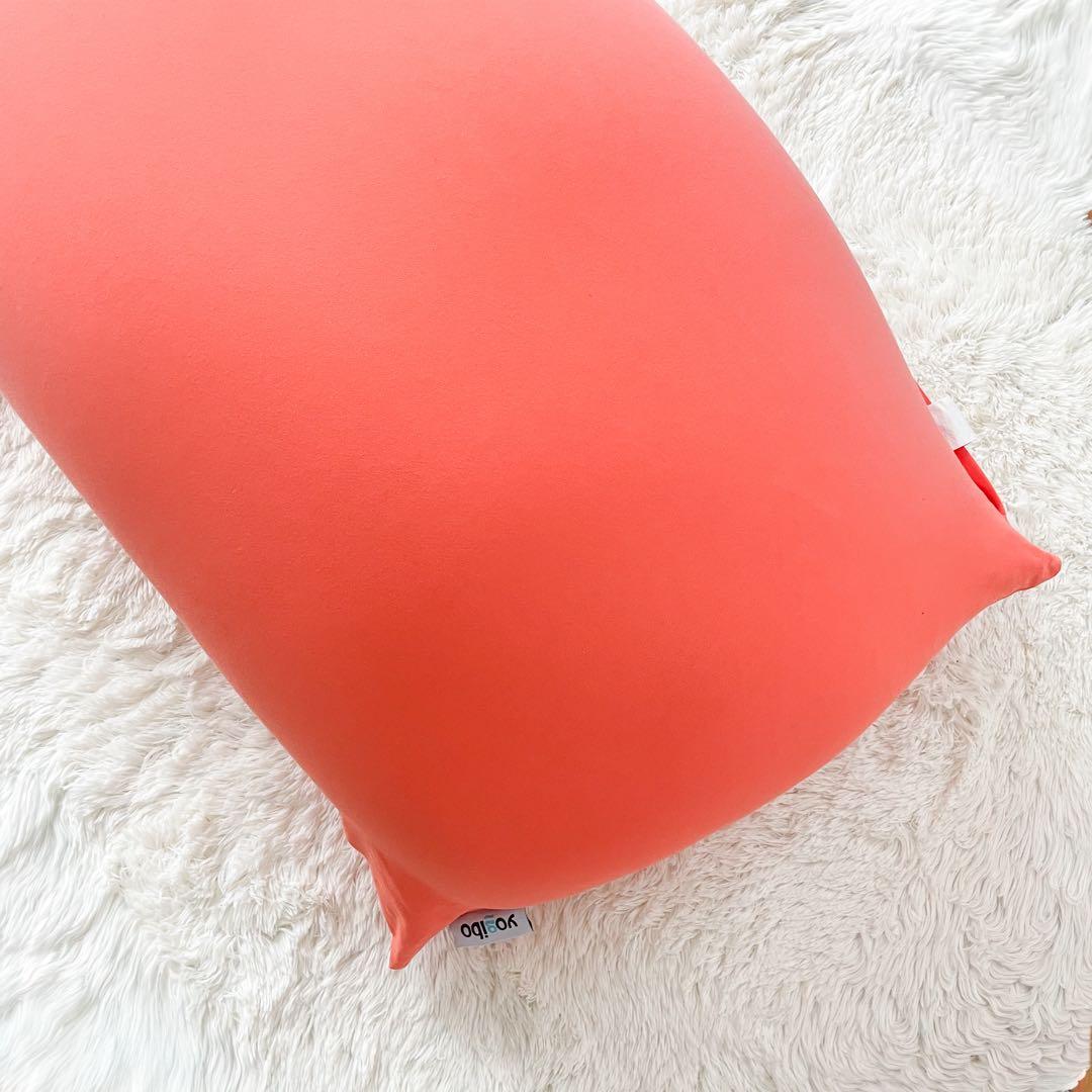 【美品】Yogibo Max 予備ビーズ オレンジ 引取可 クリーニング済
