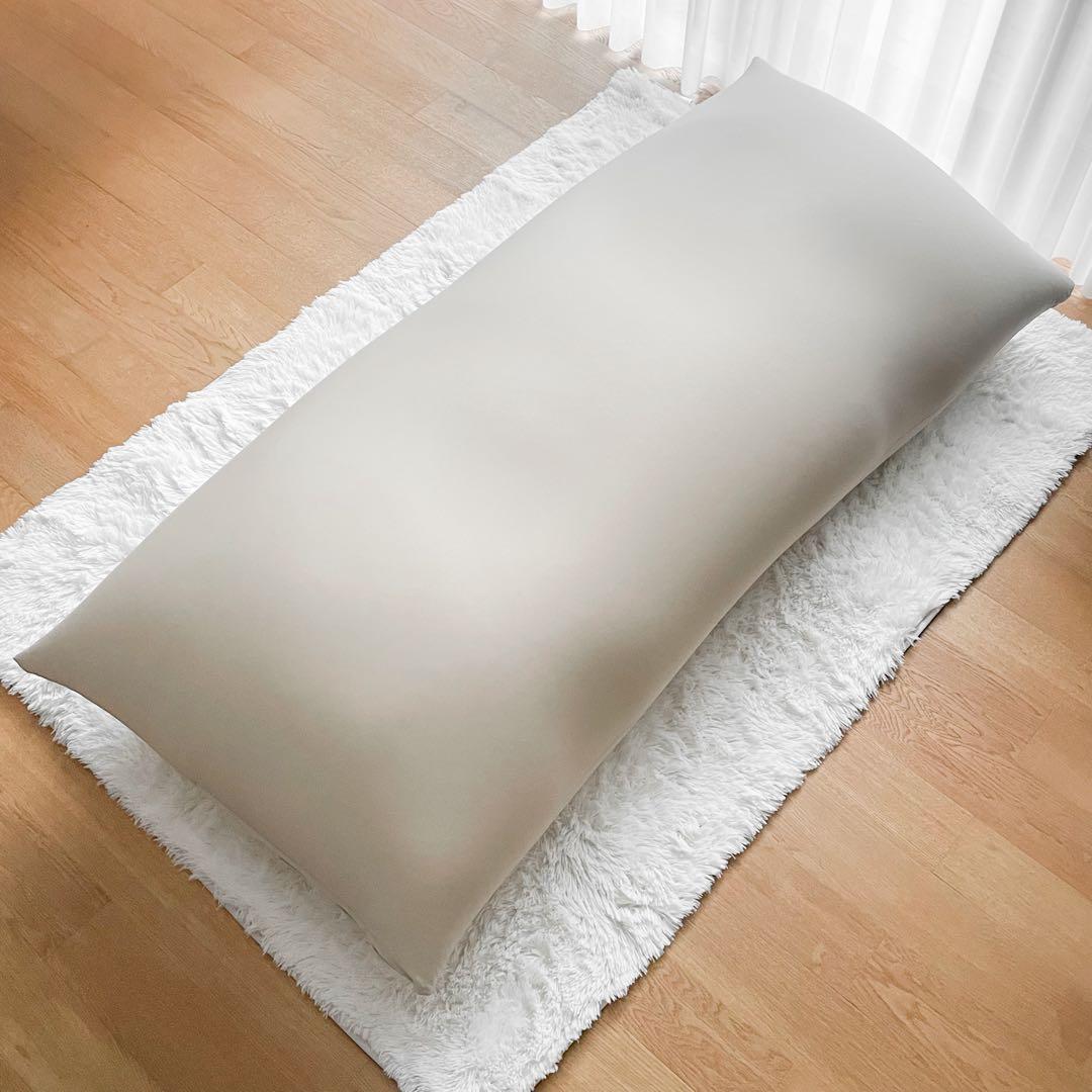 【美品】Yogibo Max 予備ビーズ オレンジ 引取可 クリーニング済