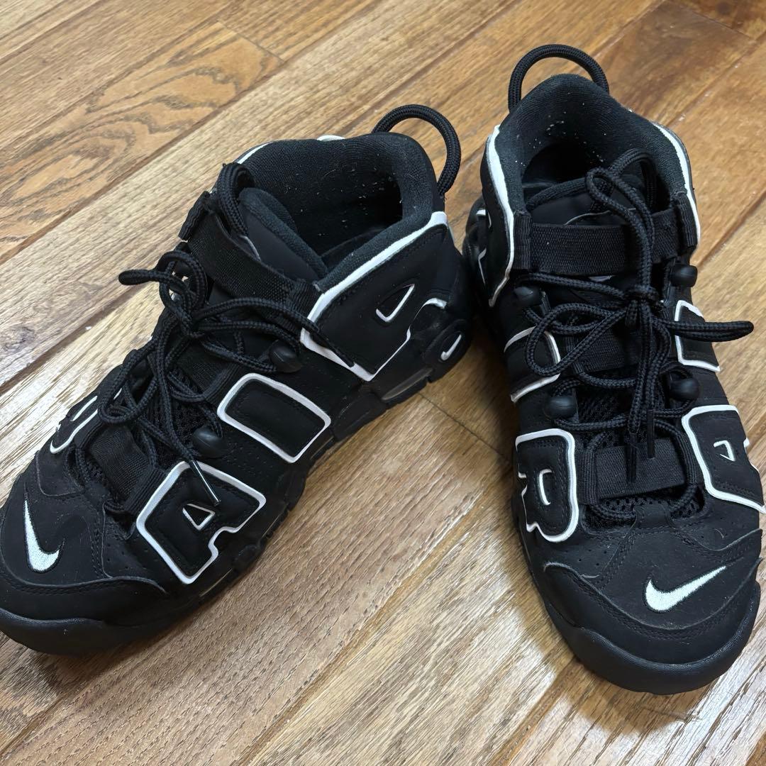 【最終値下げ】NIKE モアテン レディース US6 24cm ブラック 箱無し