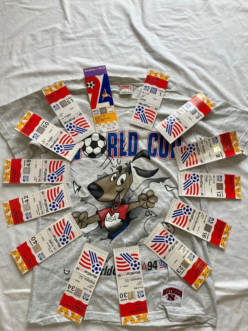 サッカー ワールドカップ 94アメリカ大会 チケット半券 tシャツ 雑誌