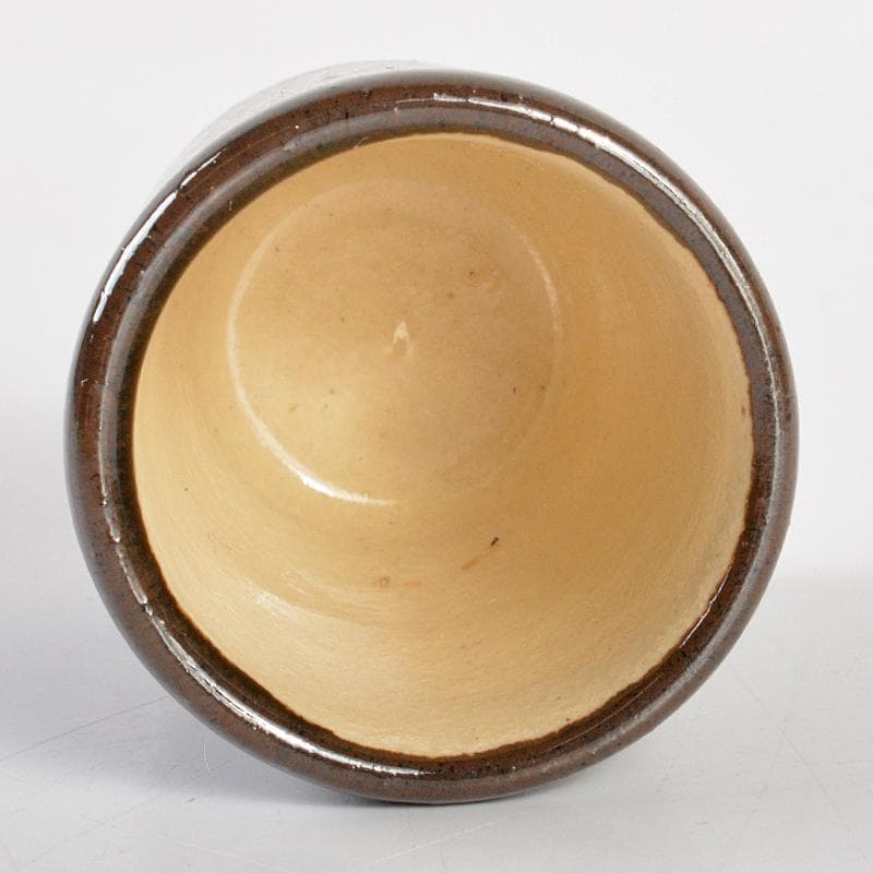 煎茶道具　三浦竹軒作　黒地泥金　坂田習軒画　巾筒　共布共箱　V　R5613