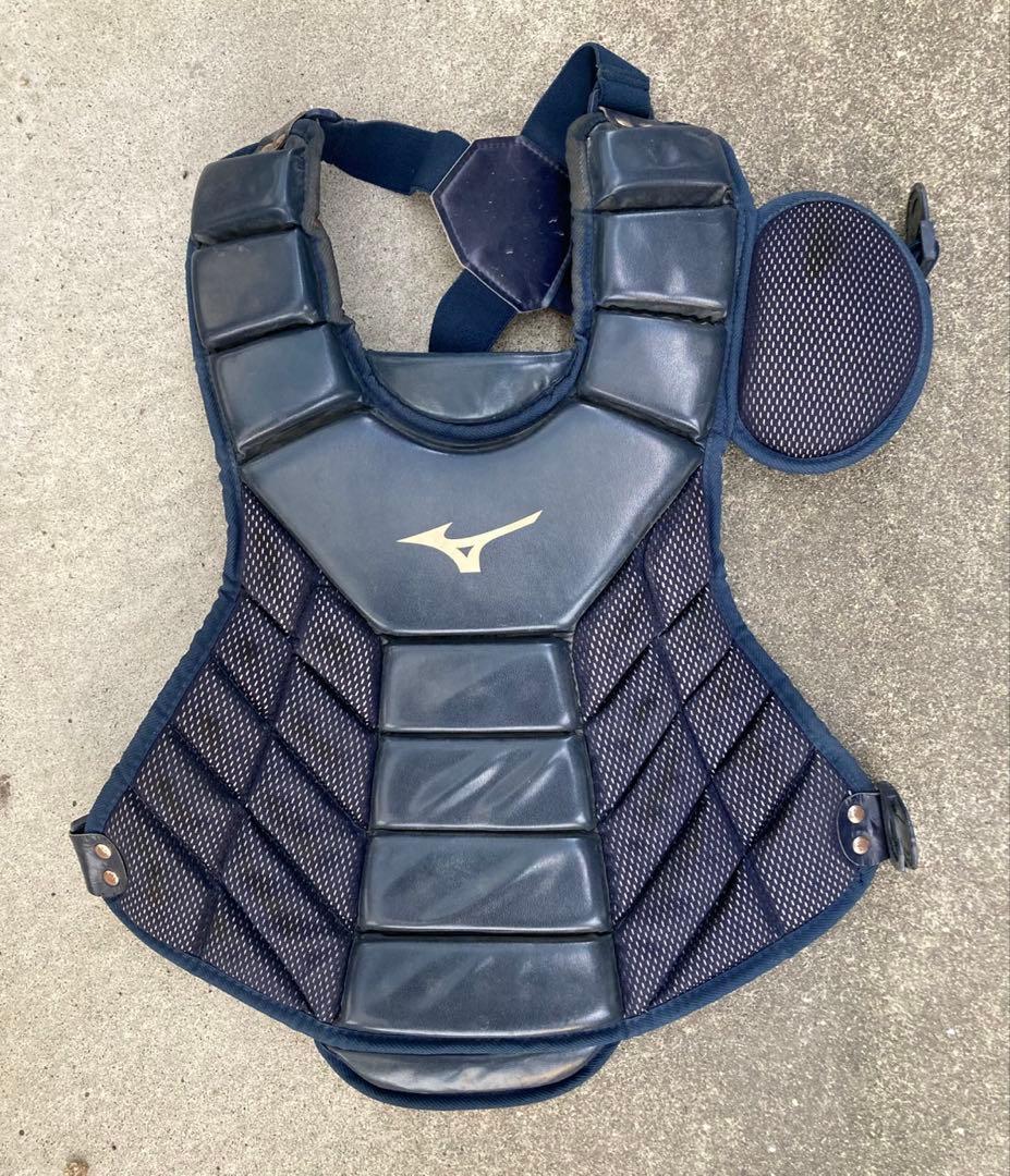 Mizuno キャッチャー用プロテクター ネイビー