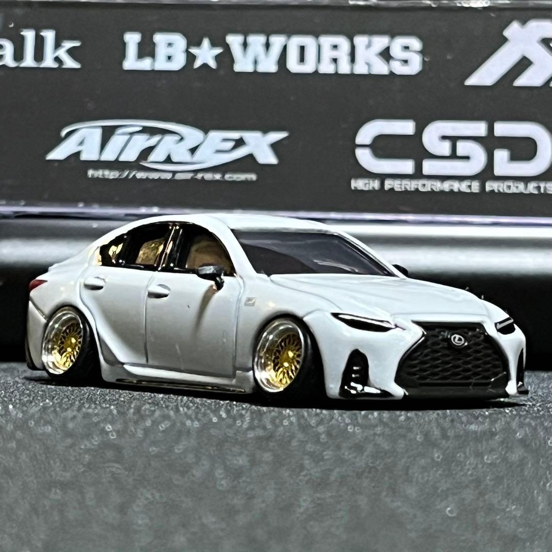 【1/64 カスタム】IS350 F SPORT ローダウン BBS RS風