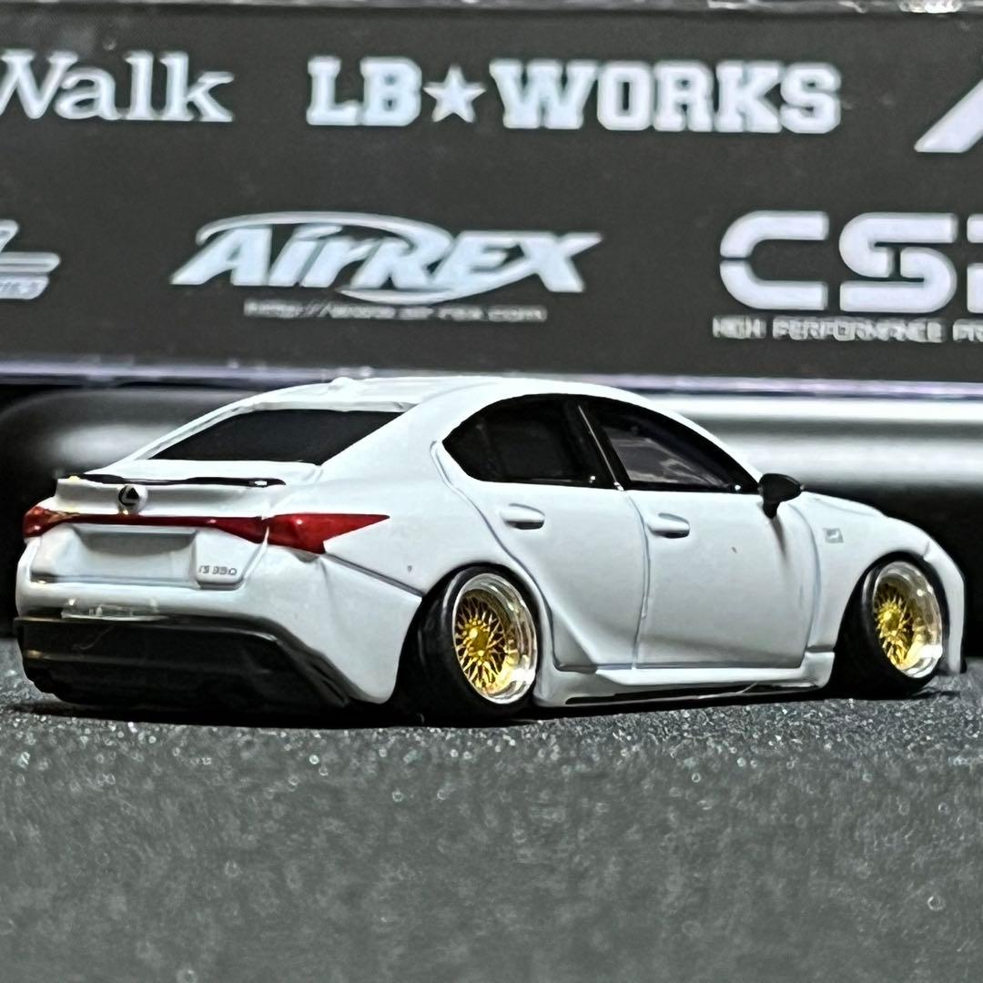 【1/64 カスタム】IS350 F SPORT ローダウン BBS RS風