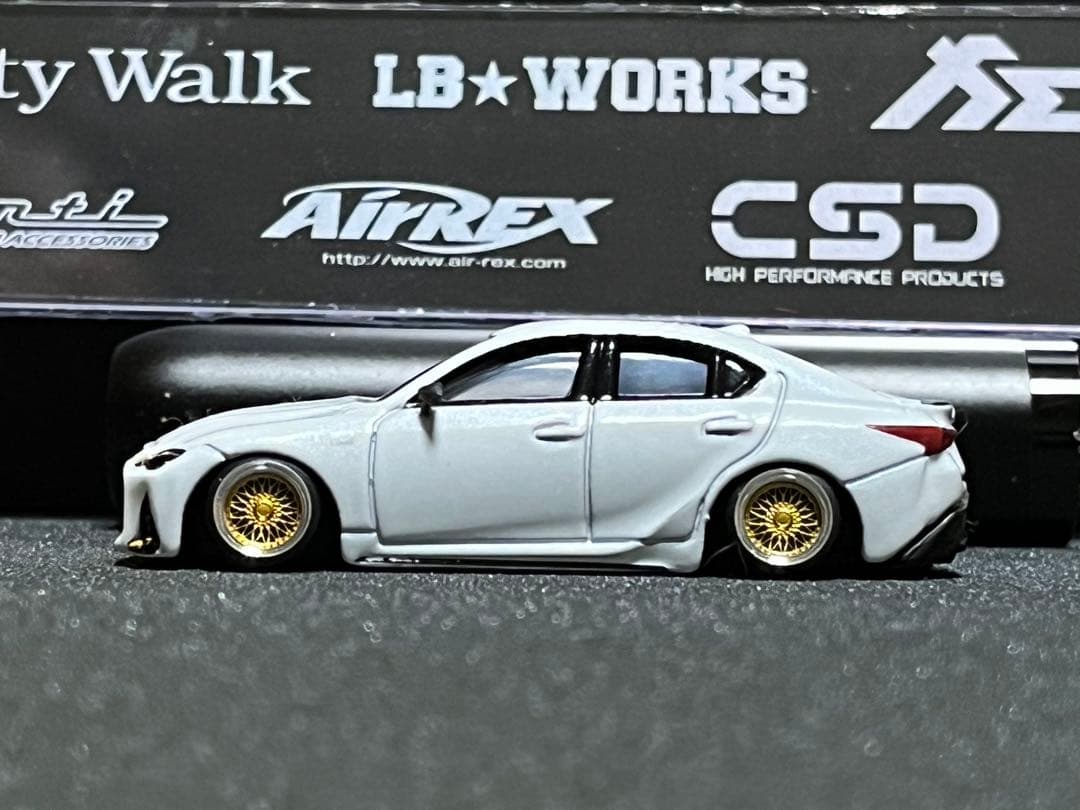 【1/64 カスタム】IS350 F SPORT ローダウン BBS RS風