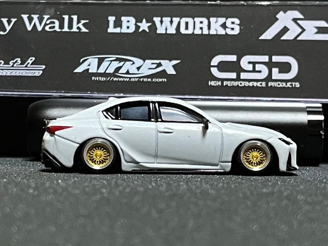 【1/64 カスタム】IS350 F SPORT ローダウン BBS RS風