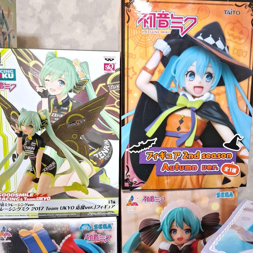 初音ミク フィギュア9点セット 未開封 雪ミク 桜ミク レーシングミク 他