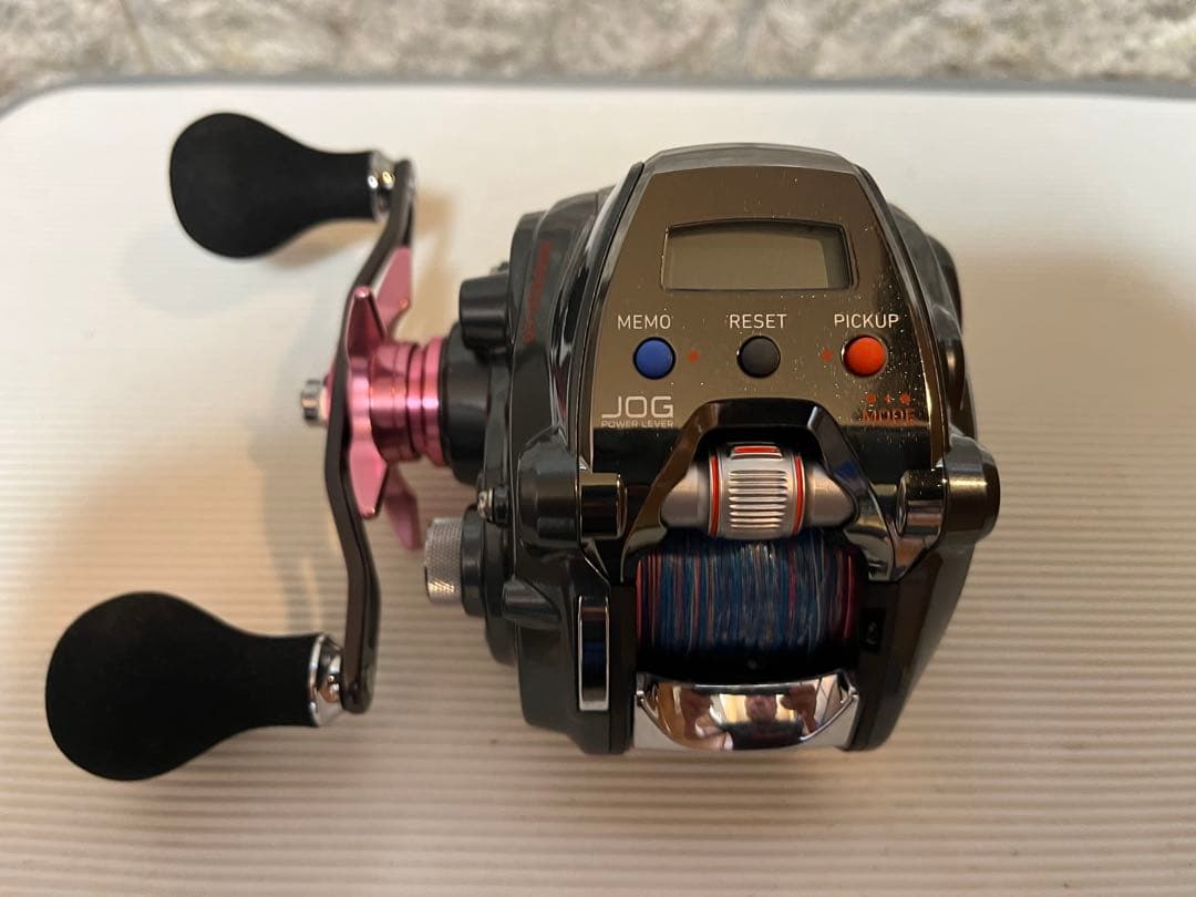SEABORG 200J-4NL 電動リール グレー/ピンク