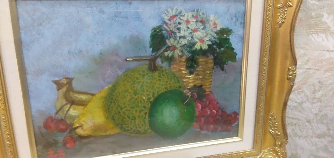 あきのサインがあります油絵直筆です