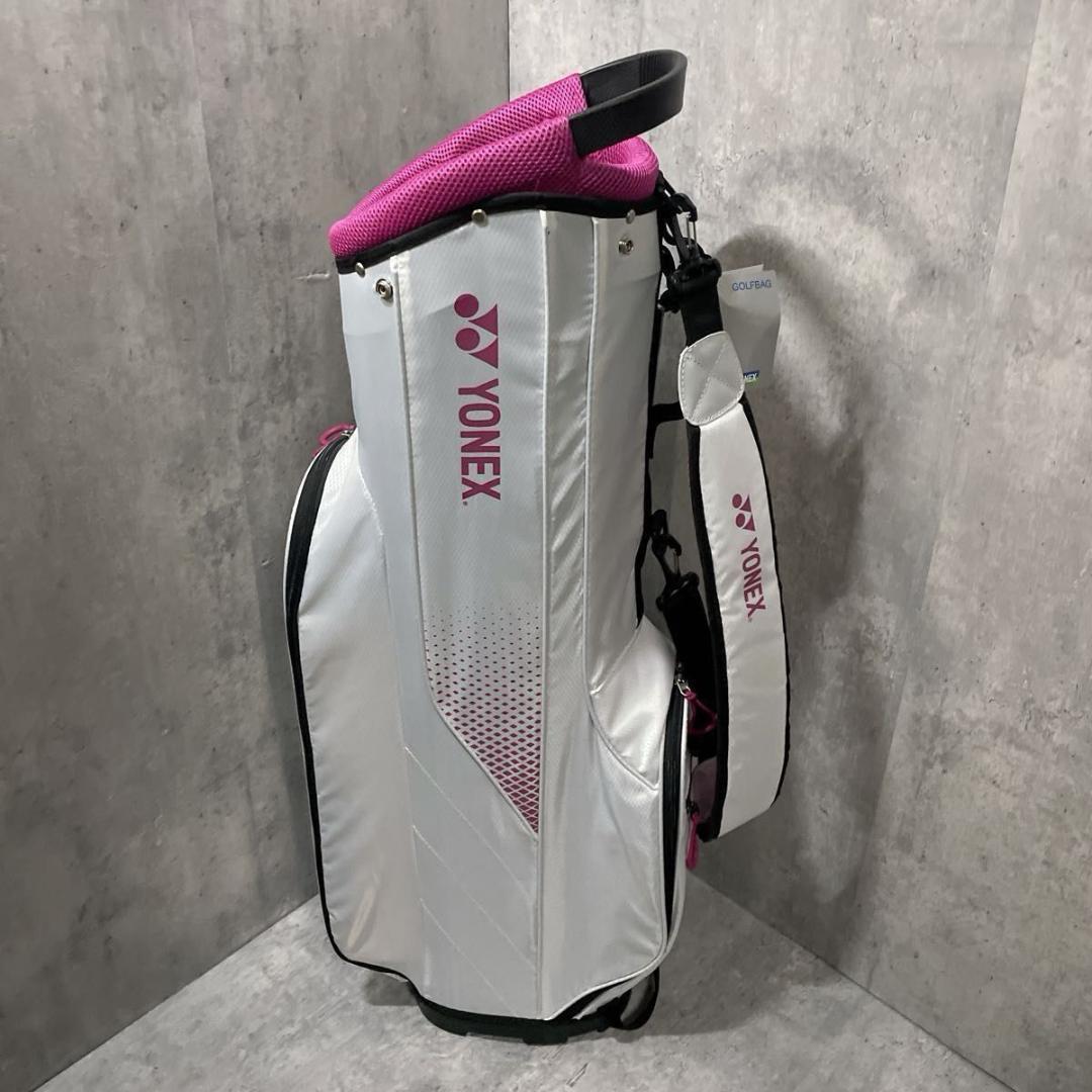 未使用 YONEX ヨネックス ゴルフバッグ CB-3851 軽量モデル ピンク