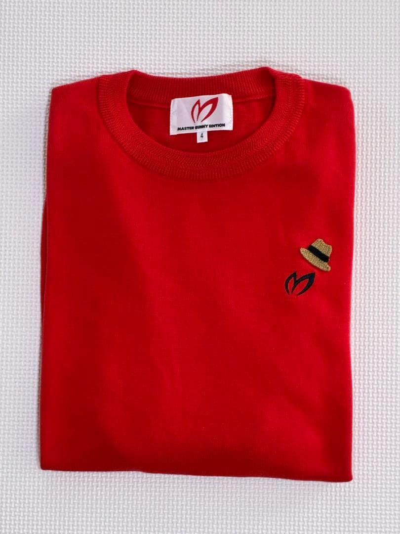 マスターバニーエディション スーピマコットン ニットプルオーバー（RED／4）