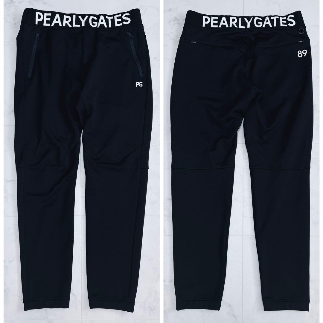 美品✨パーリーゲイツ ストレッチ ジョガー パンツ サイズ6 黒 XL