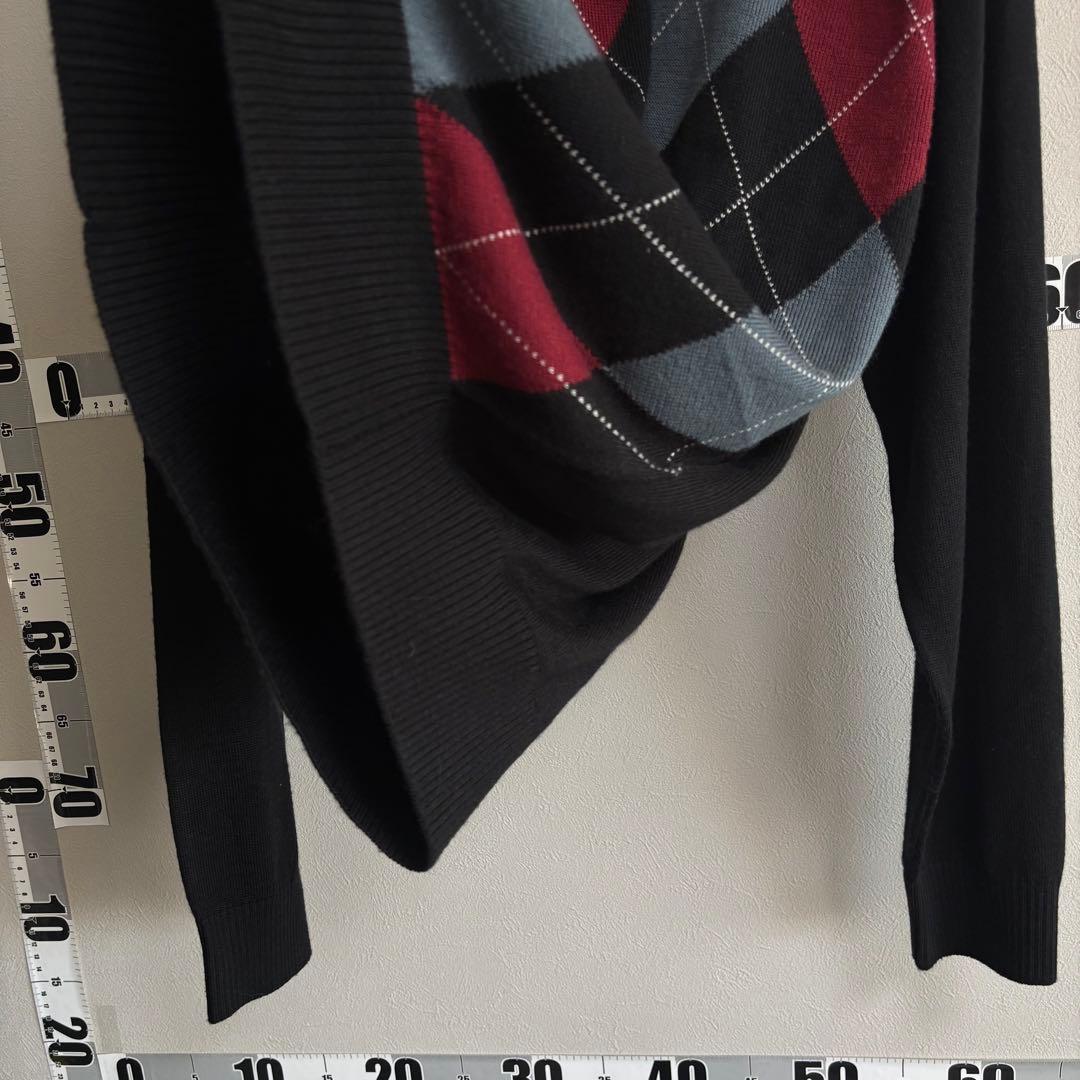 ナイキ NIKE golfゴルフ ハーフジップ セーター ニットダイヤ柄 3XL