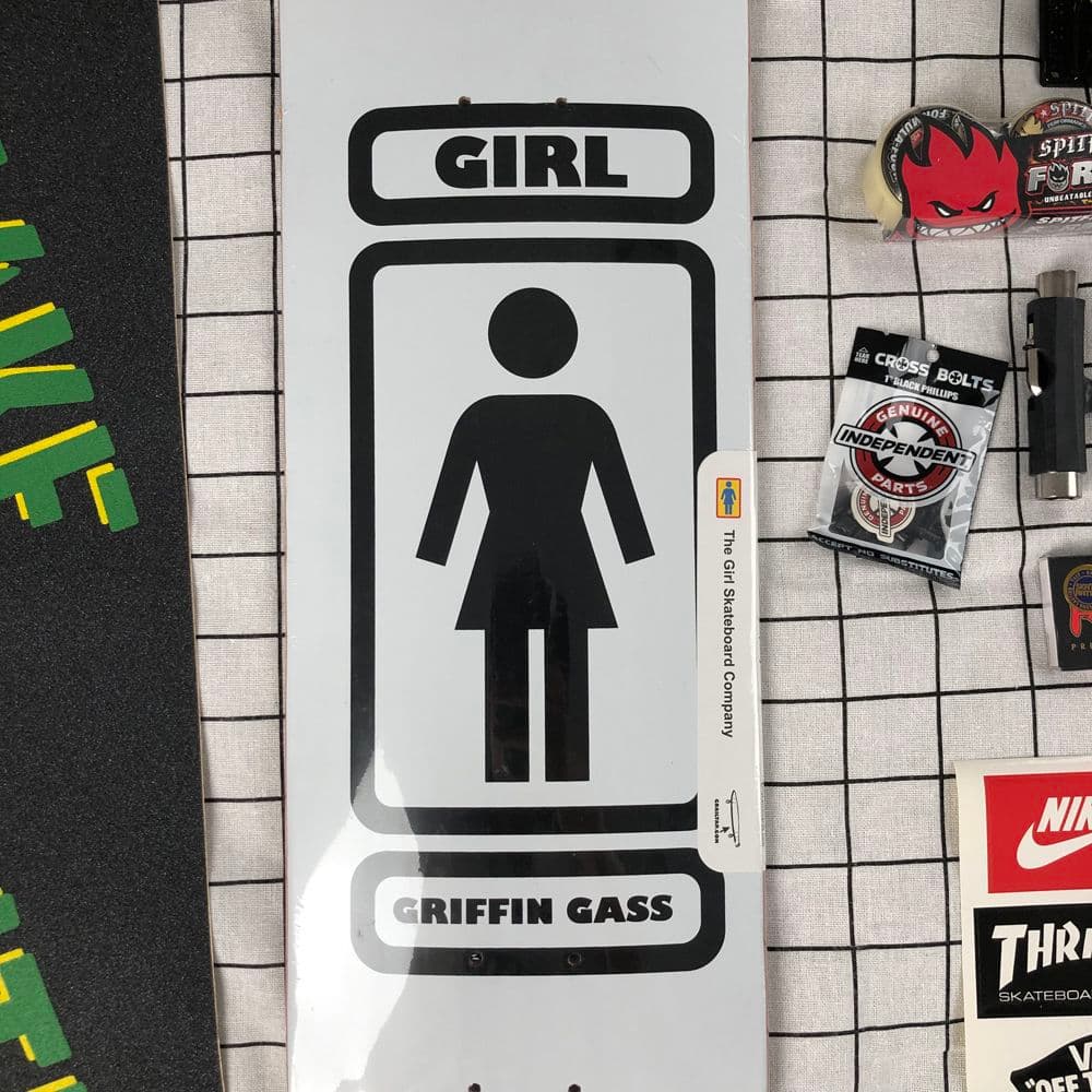 ホワイト Girl スケボー デッキデッキ セット 8.0