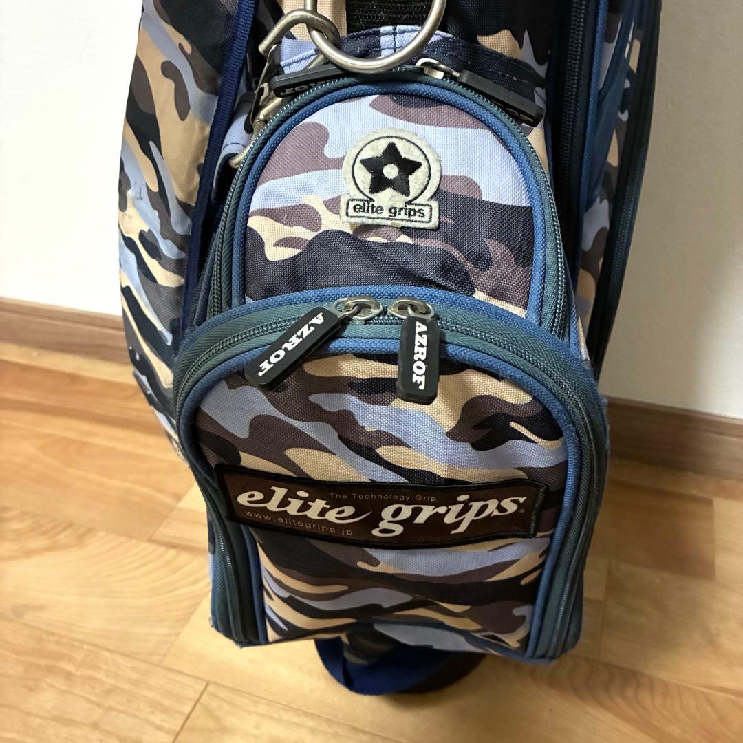 AZROF アズロフ スタンド型 軽量 キャディバッグ カモフラージュ柄