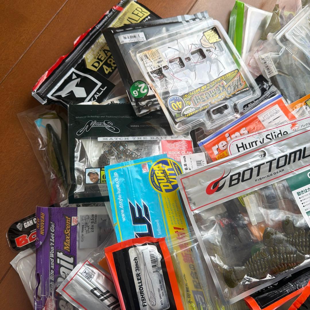 バス釣り引退ワームセット 180袋以上