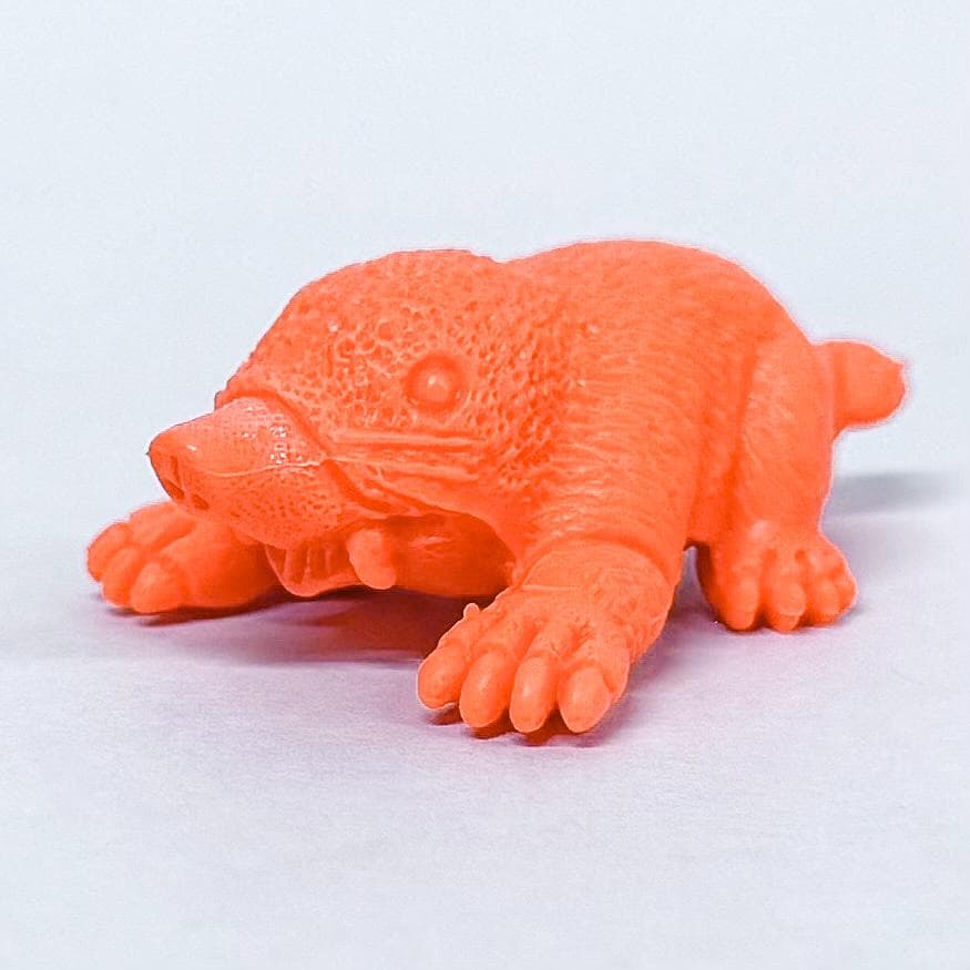 【要確認】ウルトラマン怪獣消しゴム　モングラー（橙）