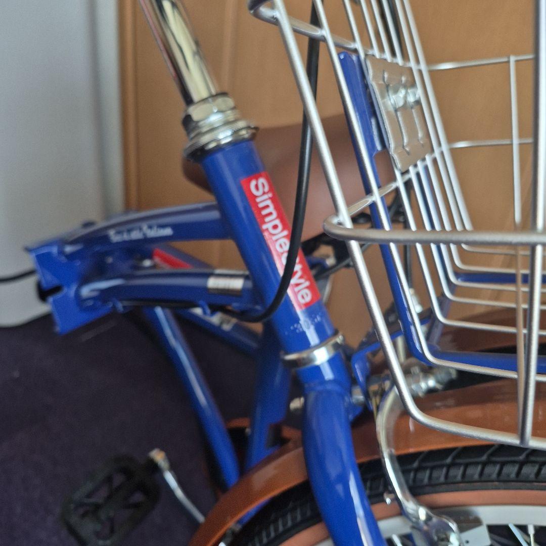 27日まで掲載 24型折畳自転車 シンプルスタイル （6段変速）