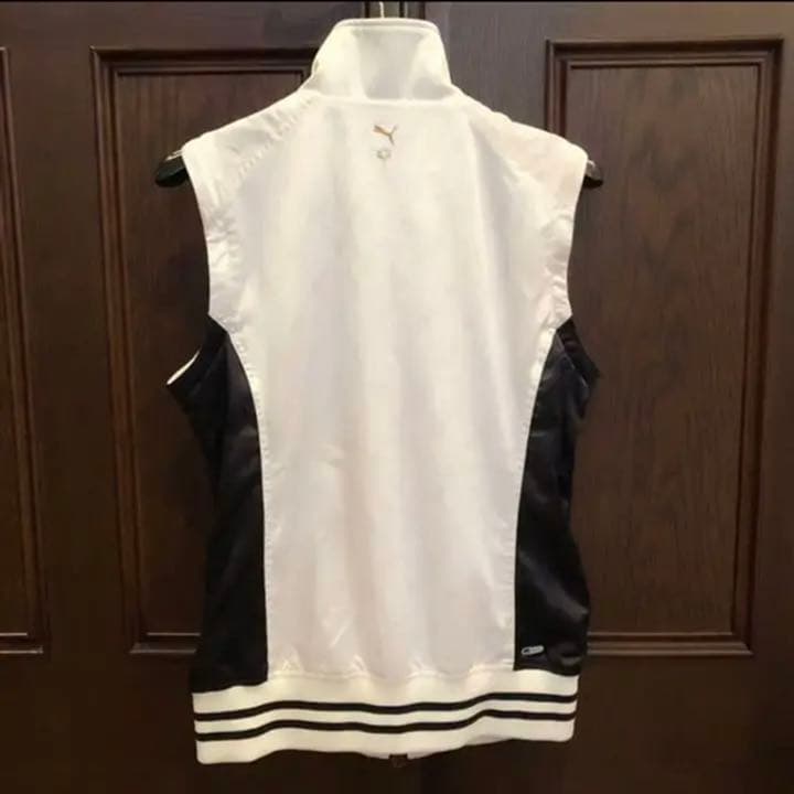 PUMA プーマ　ジャケット ベスト 2way　ゴルフウェア ゴルフ　ホワイト