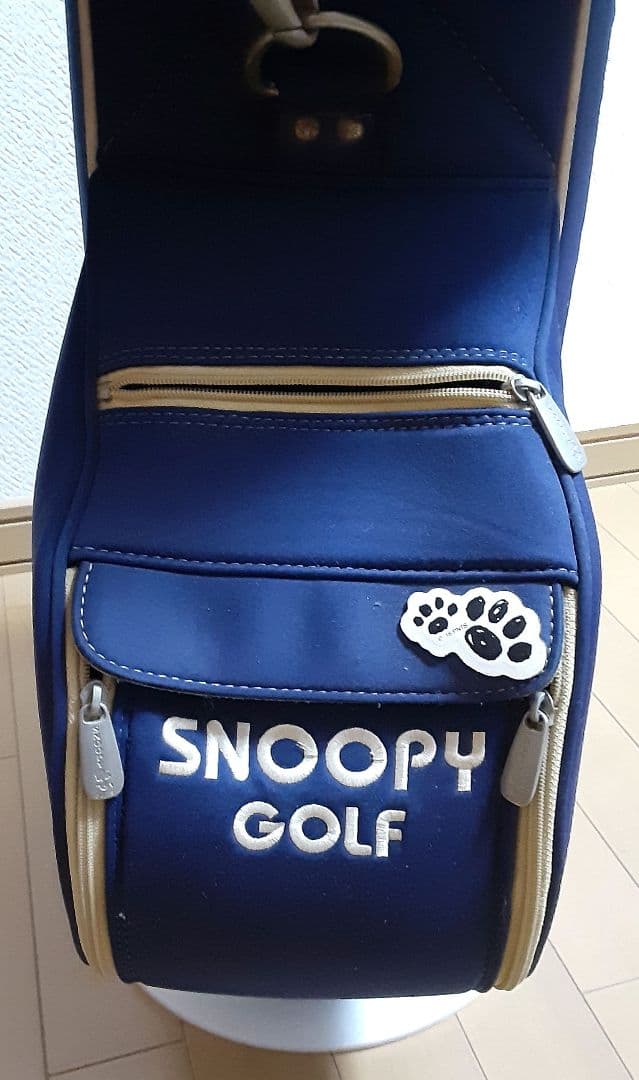 【希少】SNOOPY GOLF スヌーピー キャディバッグ ゴルフバッグ