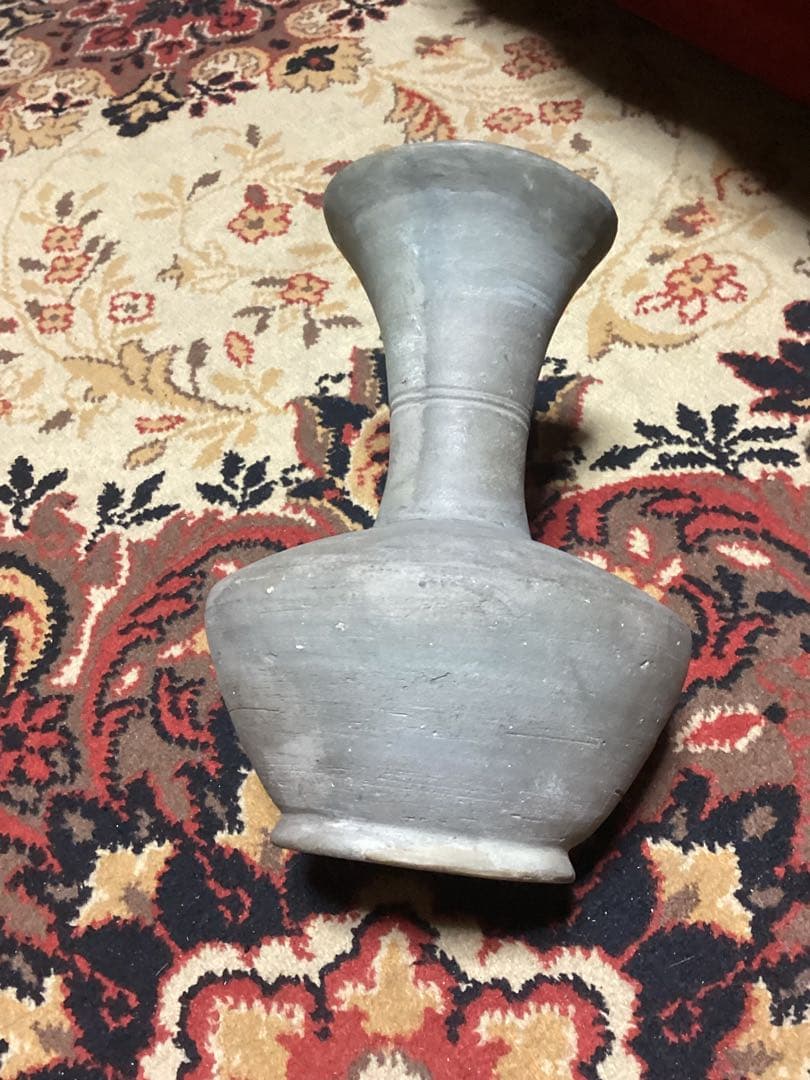 古美術骨董品　須恵器発掘時代物コレクション整理出品にて　高さ約23.5cm