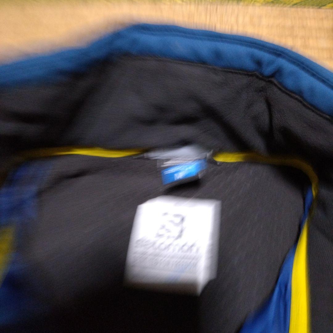 Salomon スキーウェア M ブルー フード付き