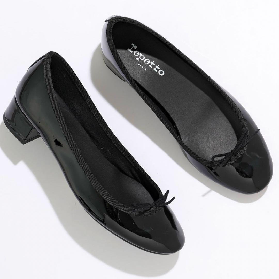 repetto ブラック バレエシューズ
