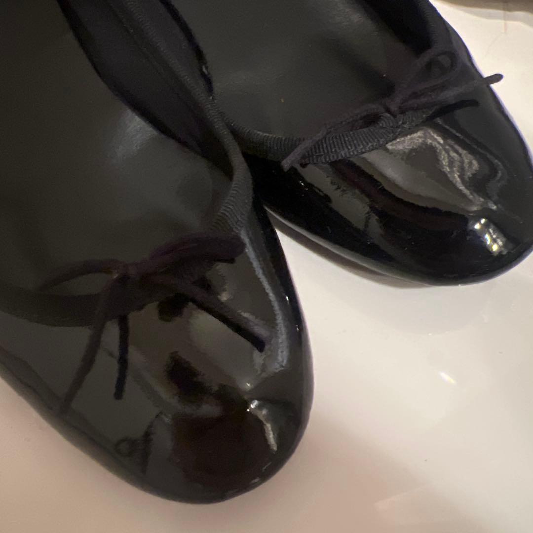 repetto ブラック バレエシューズ