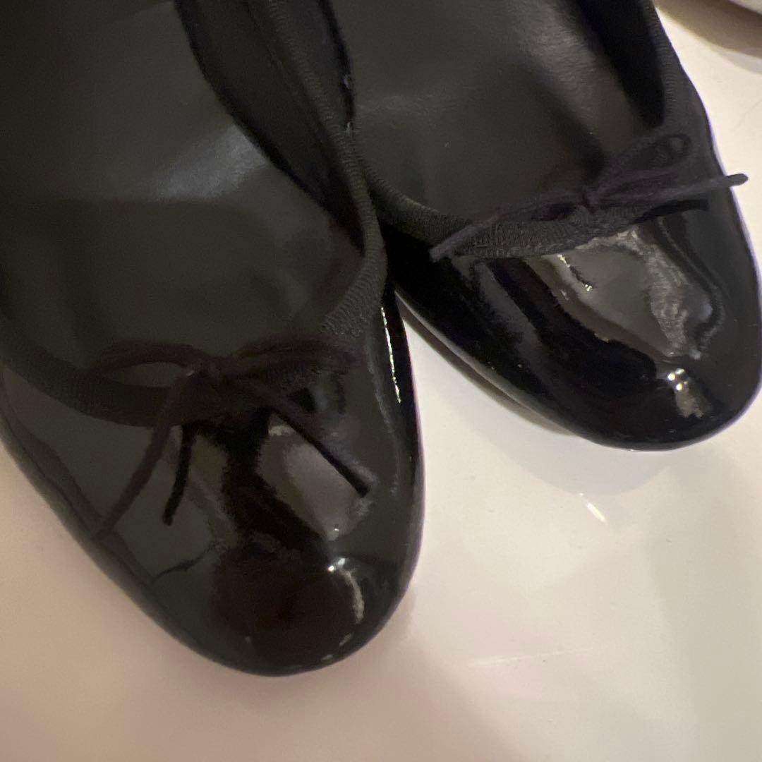 repetto ブラック バレエシューズ
