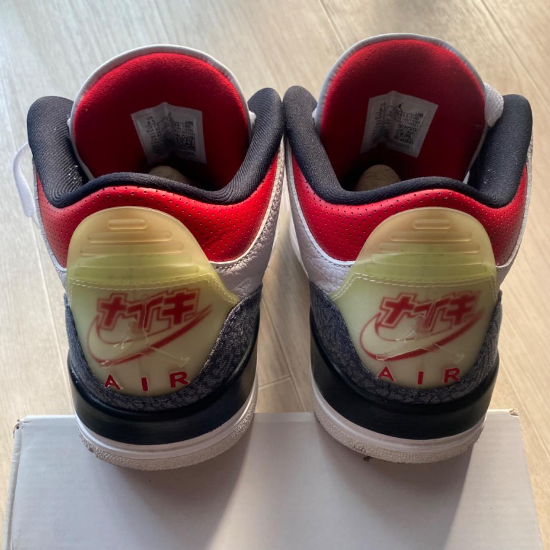 Air Jordan 3 RETRO ホワイト/ネイビー/レッド