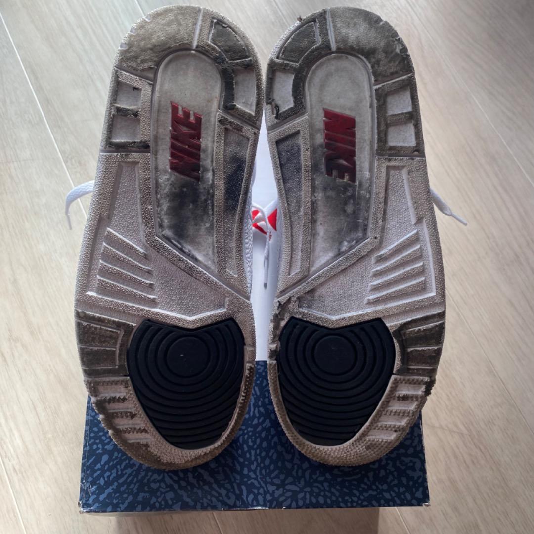 Air Jordan 3 RETRO ホワイト/ネイビー/レッド