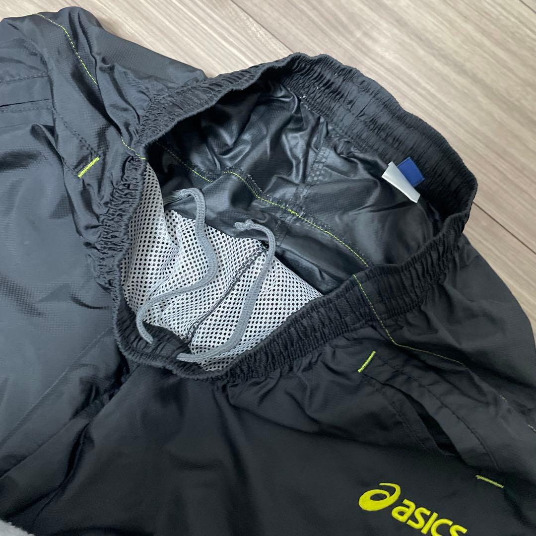 asics ウインドブレーカー セットアップ ブラック Lサイズ
