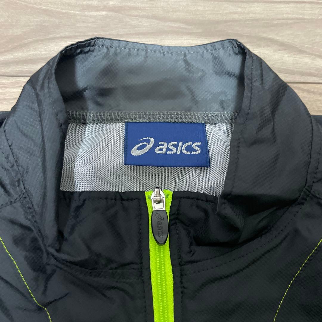 asics ウインドブレーカー セットアップ ブラック Lサイズ
