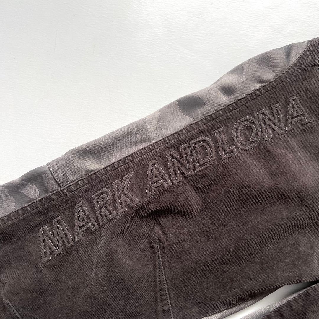 MARK&LONA マークアンドロナ　異素材　切り替え　コーデュロイ メンズ　M