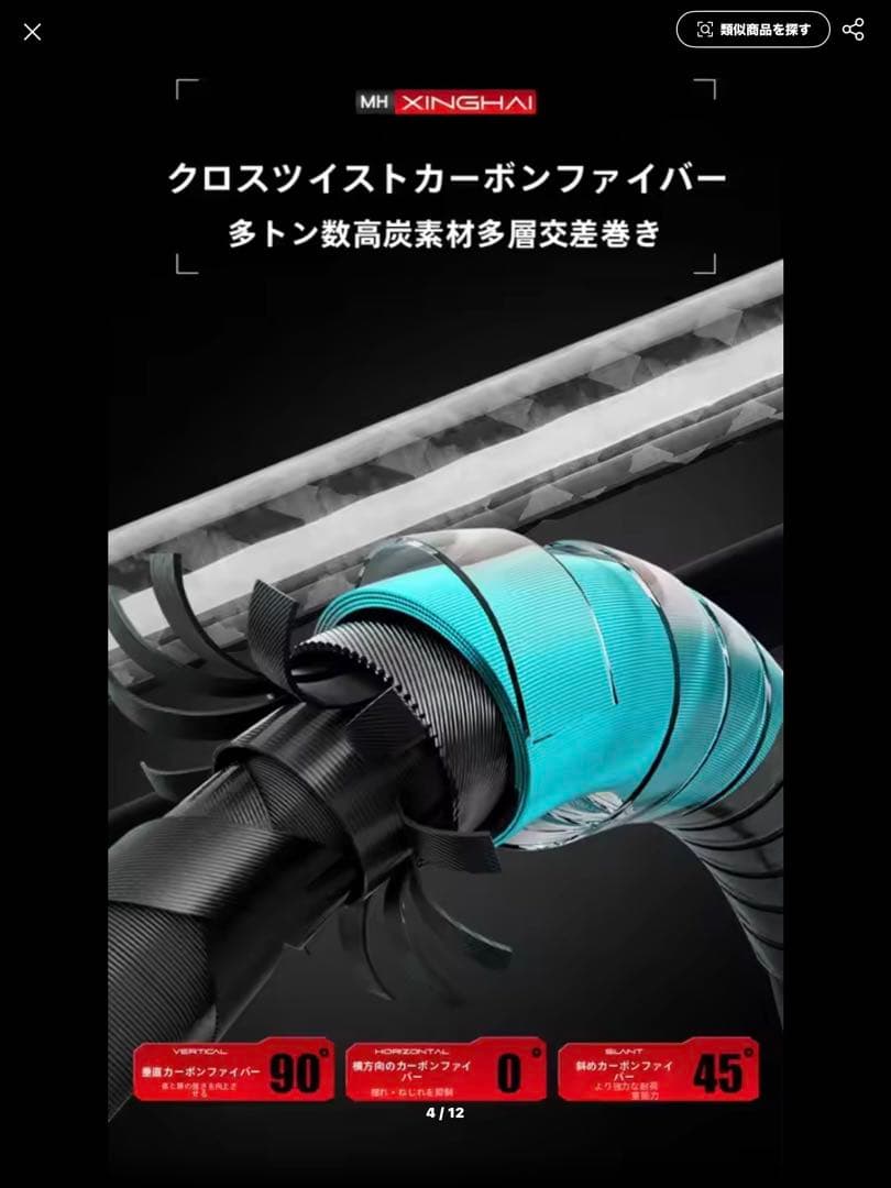 MH1.83m MAX350g 3ピースロッド&スピニングリール7000番