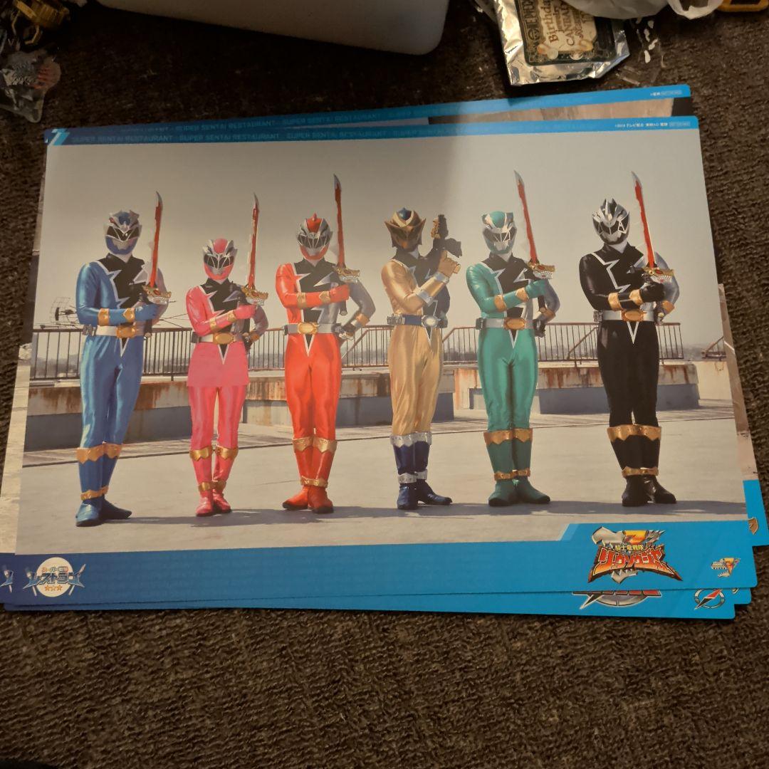 スーパー戦隊レストラン　ランチョンマット　まとめ売り