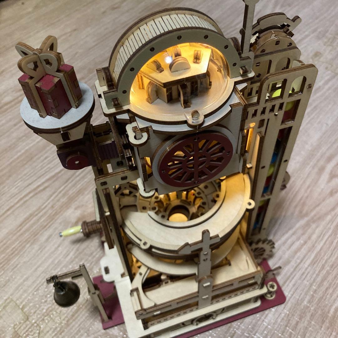 ROKR DIY お菓子工場 MARBLE RUN LGA02 組み立て済み！