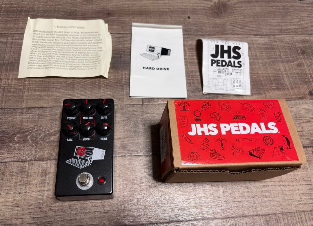 JHS HARD DRIVE ハイゲインディストーション　jhs エフェクター